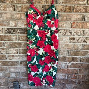 No Boundaries L (11-13) Bodycon Floral